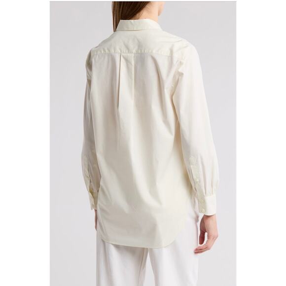 Rag & Bone Cream Max Button Up Shirt - Women's Medium (new) - Picture 2 of 6